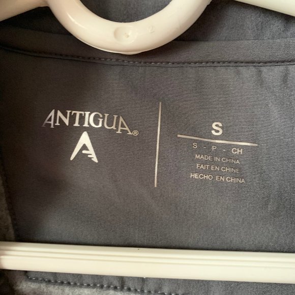 Clemson Tiger Antigua Charcoal Sweater Small - Picture 5 of 6